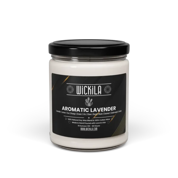 AROMATIC LAVENDER SCENTED CANDLE