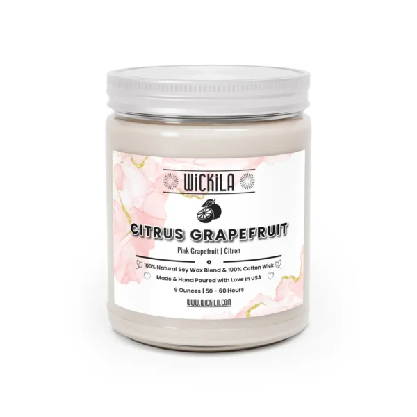 CITRUS GRAPEFRUIT SCENTED CANDLE