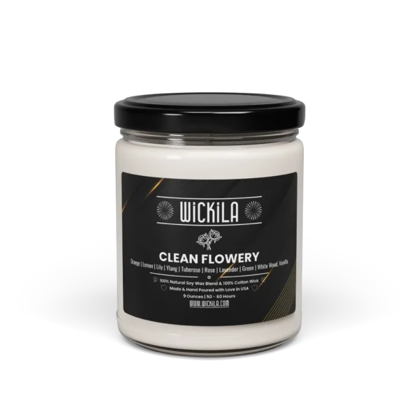 CLEAN FLOWERY SCENTED CANDLE